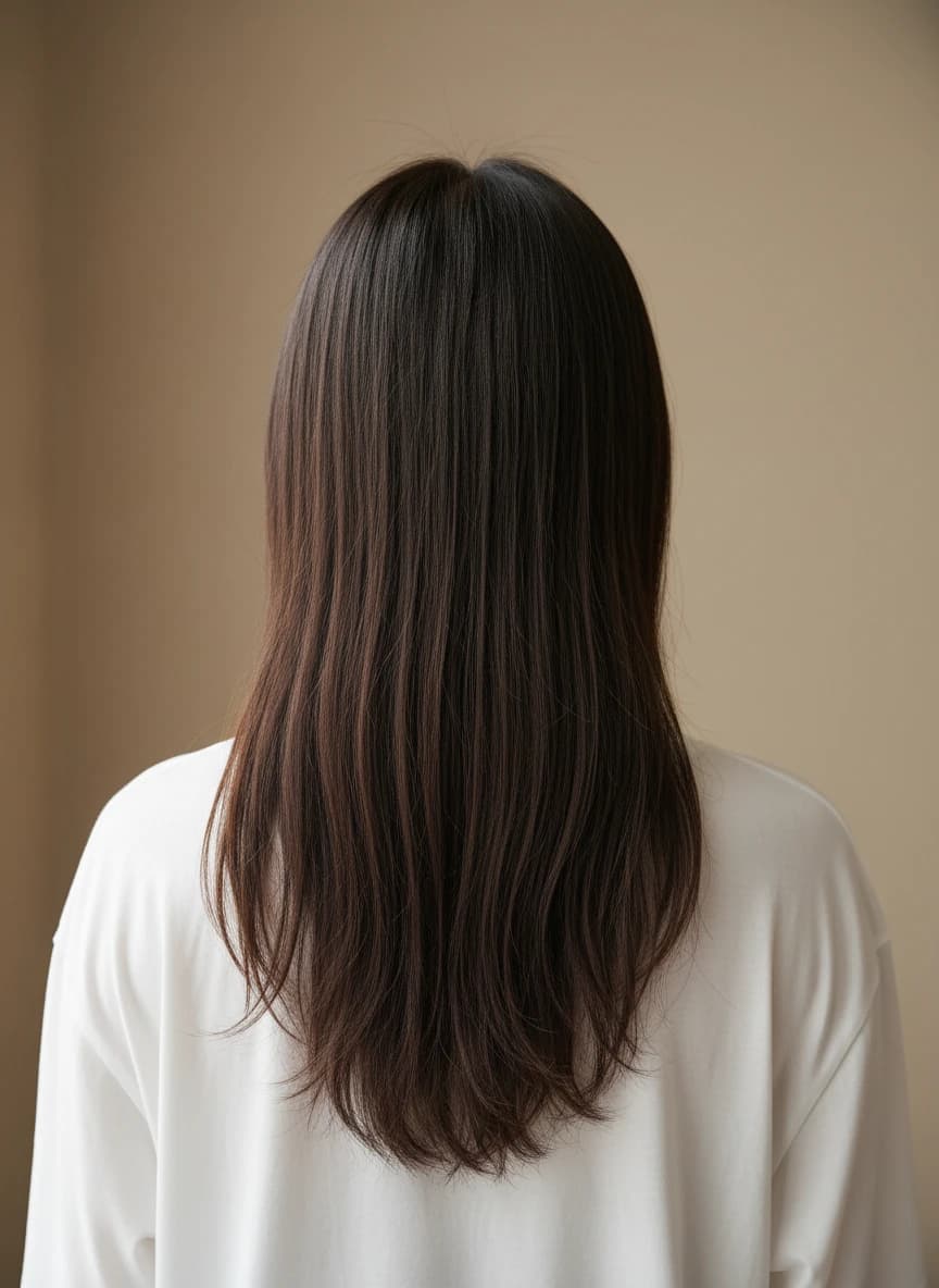 Before photo - original hair color